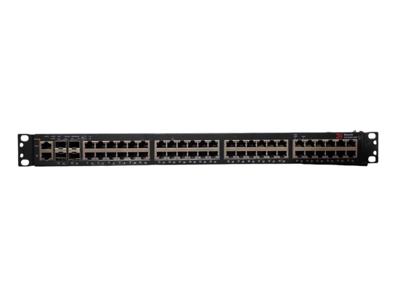 Brocade ICX 6430-48P ICX6430-48P 48x 1GbE RJ45 PoE + 4x 1GbE SFP Port Switch