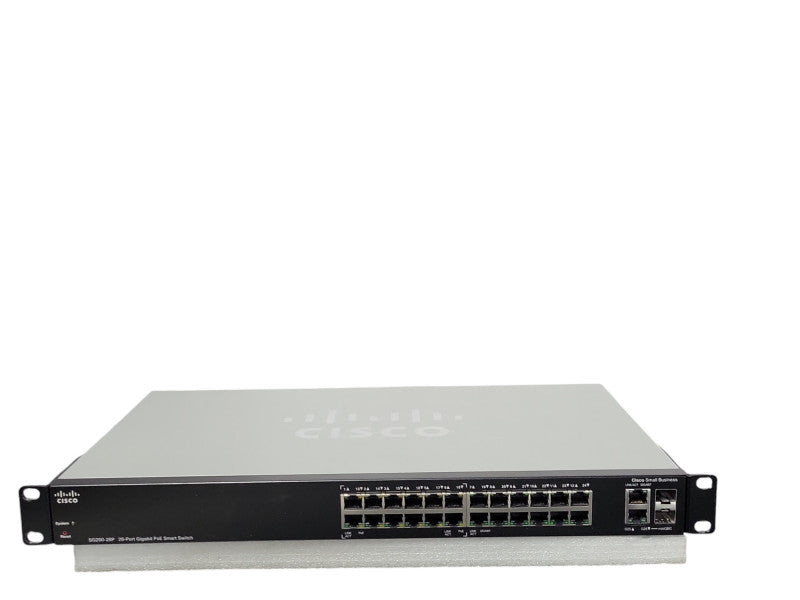 Cisco SG200-26P 26-Port Gigabit PoE Smart Switch SLM2024PT _