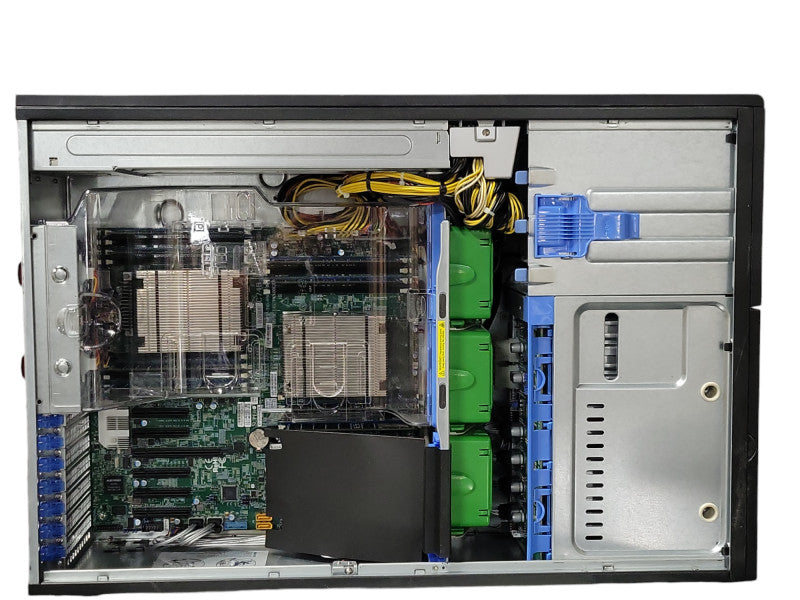 SuperMicro X10DRH-C/i, 2x Xeon E5-2630v3 2.4GHz 128GB RAM LSI 3108 MR, 1x PSU _