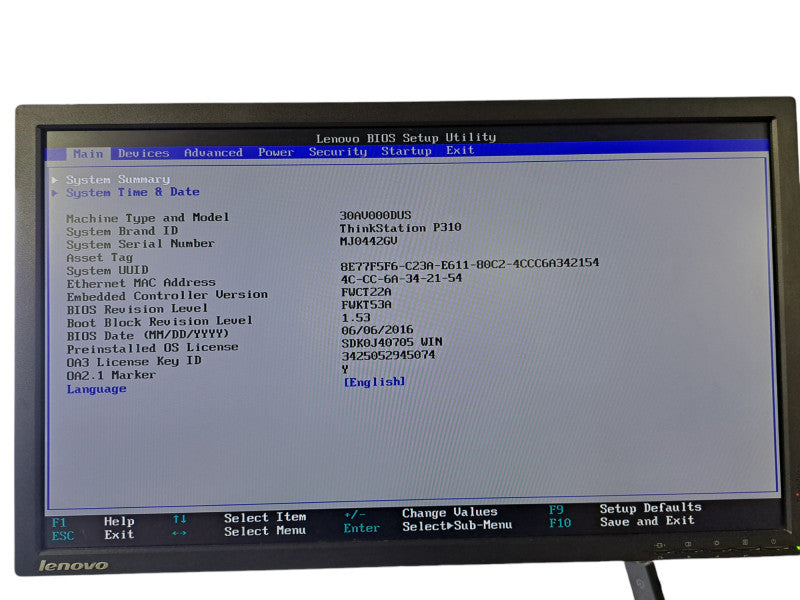 Lenovo ThinkStation P310 | Xeon E3-1245 v5 @3.50GHz, 8GB DDR4, No HDD/OS