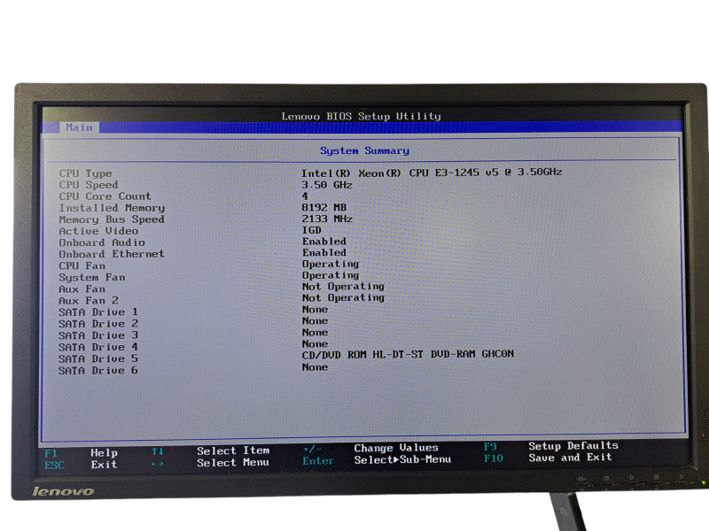 Lenovo ThinkStation P310 | Xeon E3-1245 v5 @3.50GHz, 8GB DDR4, No HDD/OS