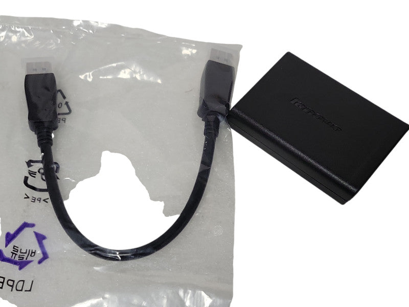 New Lenovo Display Port to Dual Display Port Adapter Q_