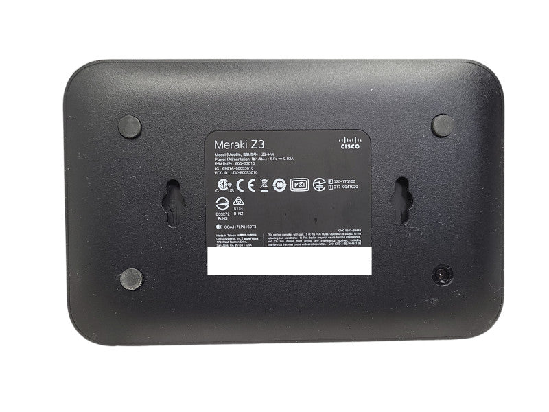 Cisco Meraki Z3-HW Cloud Managed Wireless Teleworker Gateway w AC Unclaimed $