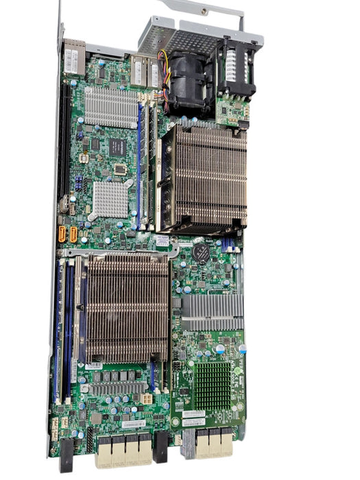 SUPER MICRO X10DRS-4U-NS021 Server Motherboard and Node Assy 48GB RAM Q_