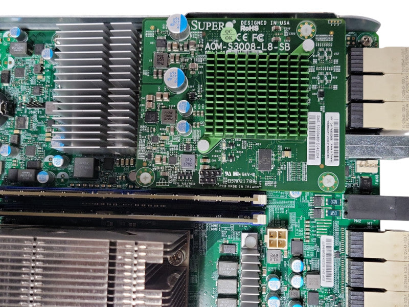 SUPER MICRO X10DRS-4U-NS021 Server Motherboard and Node Assy 48GB RAM Q_