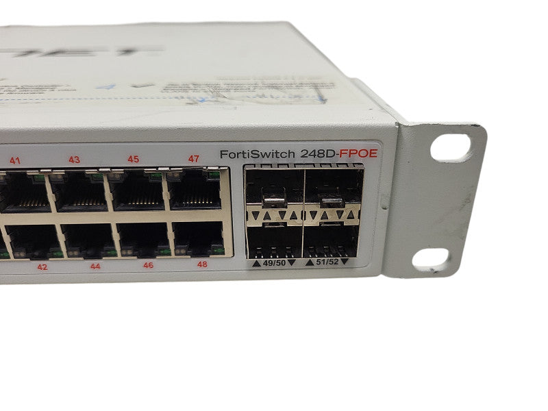 Fortinet FortiSwitch-248D-FPOE 48 Port Switch / FS-248D-FPOE $