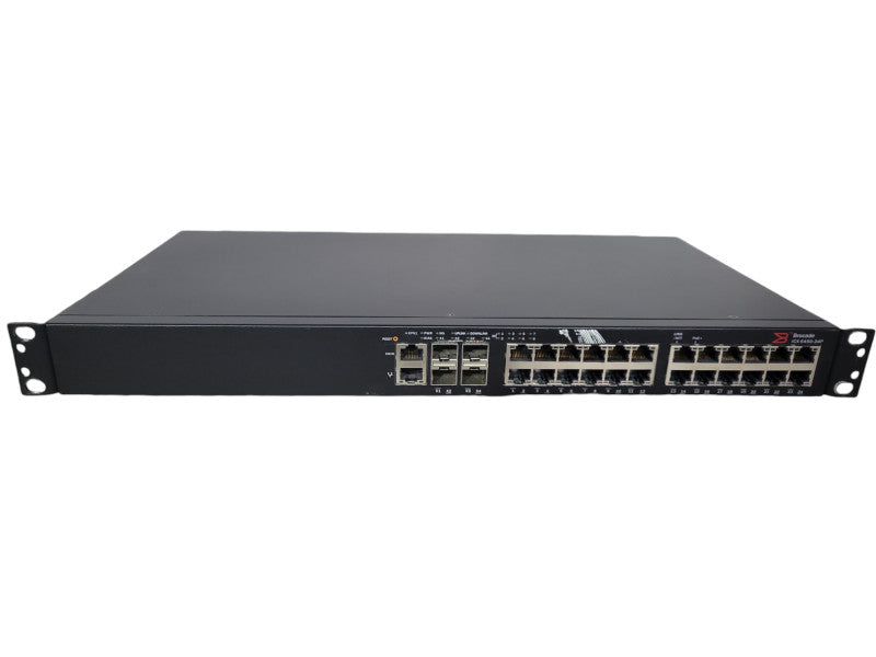 Brocade ICX 6450-24P PoE+ Gigabit Ethernet 4x1/10GbE SFP !