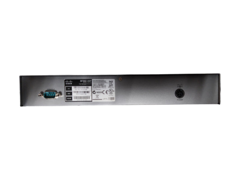 Cisco SF302-08P 8-Port 10/100 Small Business PoE Managed Switch w/ Rack Ears