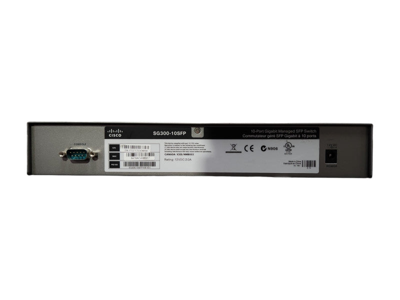 Cisco SG300-10SFP 10 Port Gigabit Managed SFP Switch