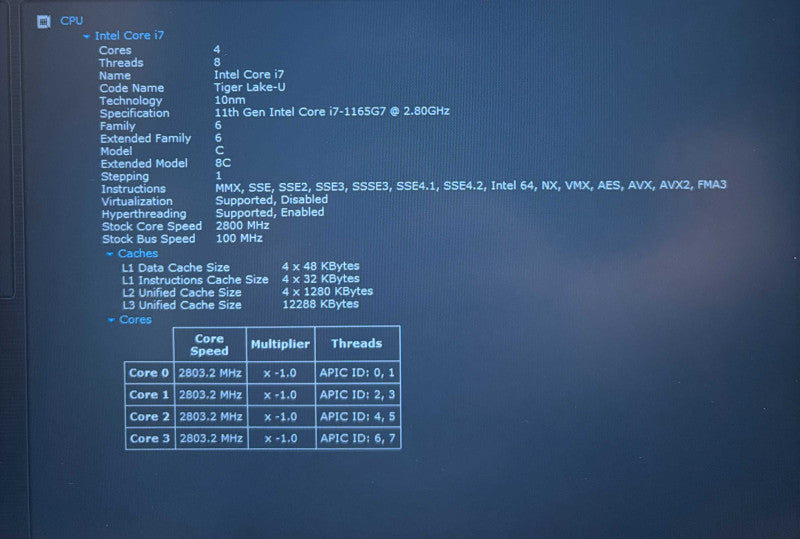 Lenovo ThinkPad E14 Intel Core i7-1165G7@2.8GHz 16GB DDR4 RAM 512GB NVMe SSD  Lap200