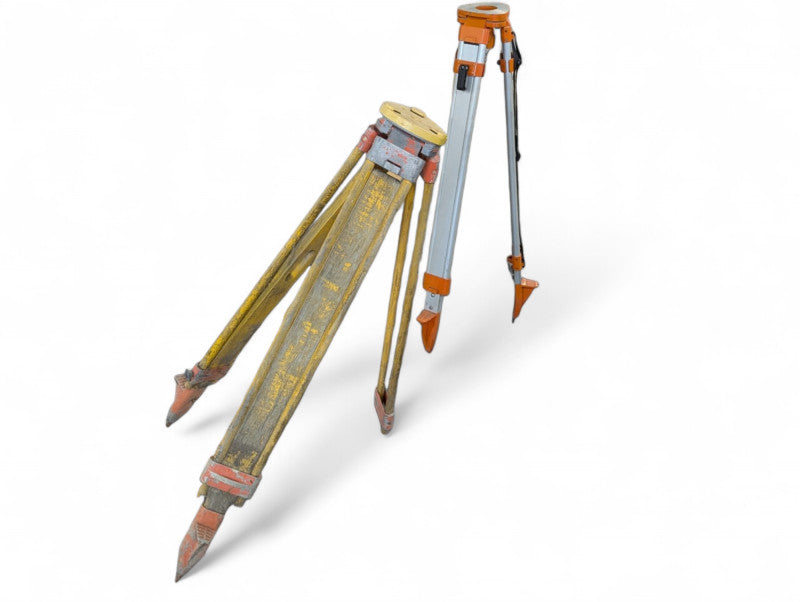 2 Lan Surveying Tripods for Surveying Equipment Please READ  -