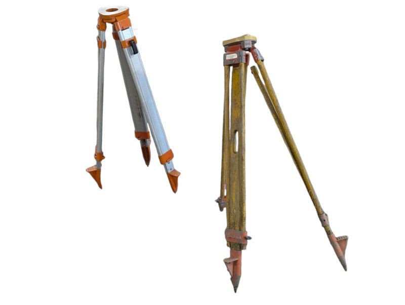 2 Lan Surveying Tripods for Surveying Equipment Please READ  -