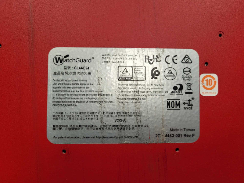 WatchGuard FIREBOX M4600 Firewall CL4AE24 $