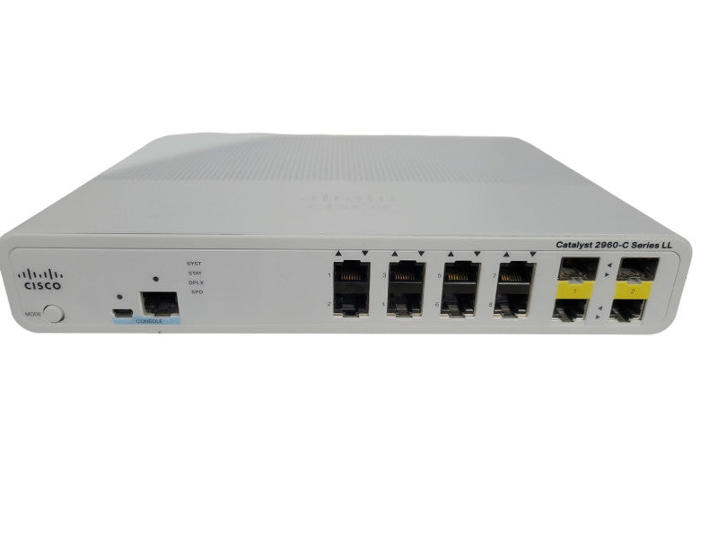 CISCO WS-C2960C-8TC-S 8-Port Fast Ethernet Switch !