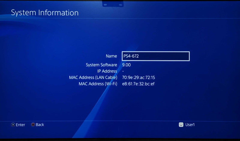 Sony PlayStation 4 PS4 Original 500GB, Model: CUH-1001A, Console Only