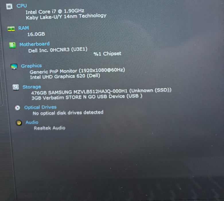 Dell Latitude 7400 2-in-1 TOUCH Intel Core i7-8665U 16GB RAM 512GB SSD READ!  Lap200