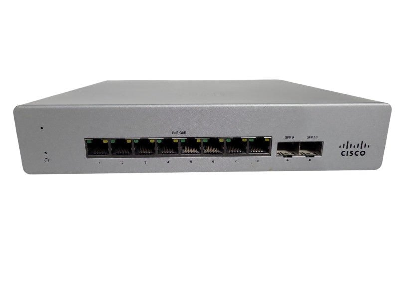 Cisco MS120-8FP, 10-Port Gigabit PoE Managed Ethernet Switch *UNCLAIMED !