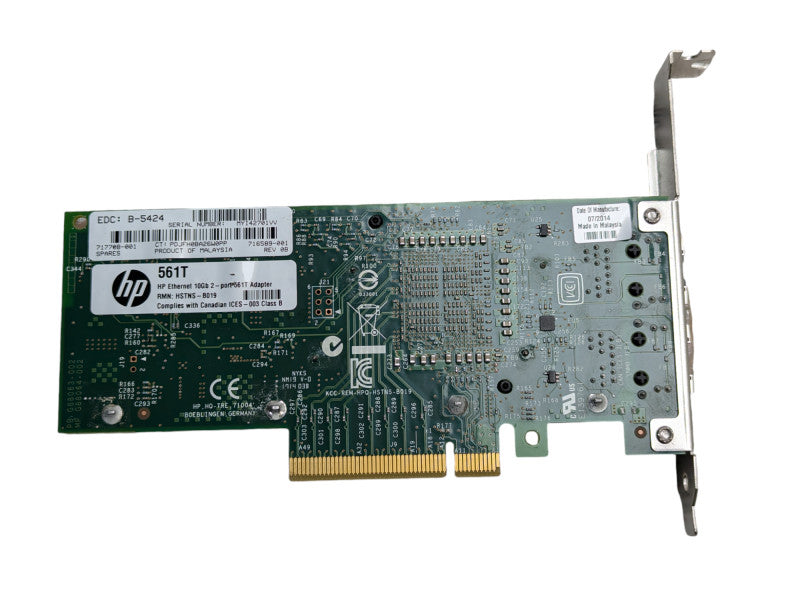 HP 561T Ethernet 10Gb 2port 716589-001 RJ45  -