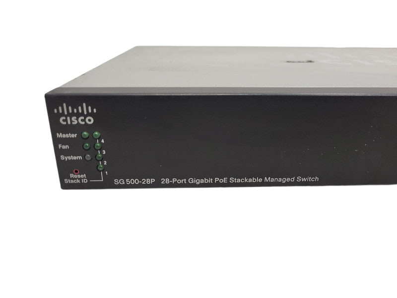 Cisco SG500-28P, 28-Port Gigabit PoE Stackable Managed Switch $