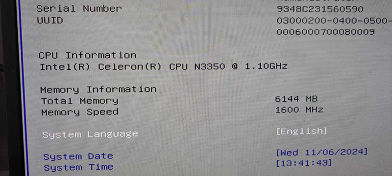 BMax B1 Plus Mini-PC Celeron N3350, 6GB RAM, 200GB SSD HDMI WiFi