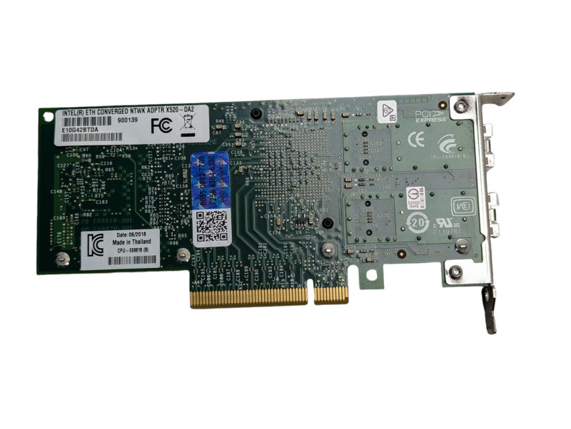 Intel X520-DA2 Dual port 10GB SFP+ PCIe Adapter with low profile bracket  -