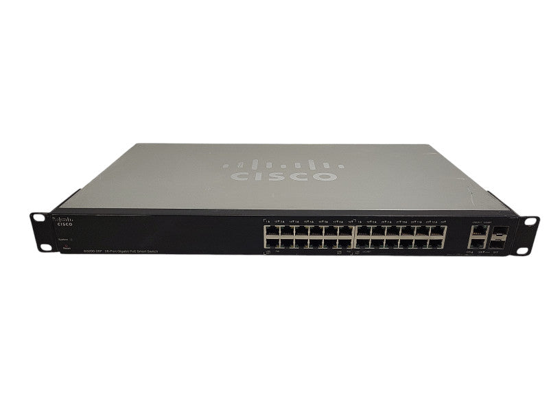 Cisco SG200-26P 26-Port Gigabit PoE Smart Switch SLM2024PT  $