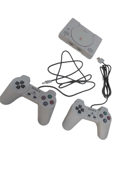 Sony Playstation Mini Console with 2 Controllers Model: SCPH-1000R Q=