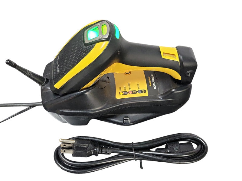 Datalogic PowerScan PM9500 with BC9030 Cradle and power adapter, READ _