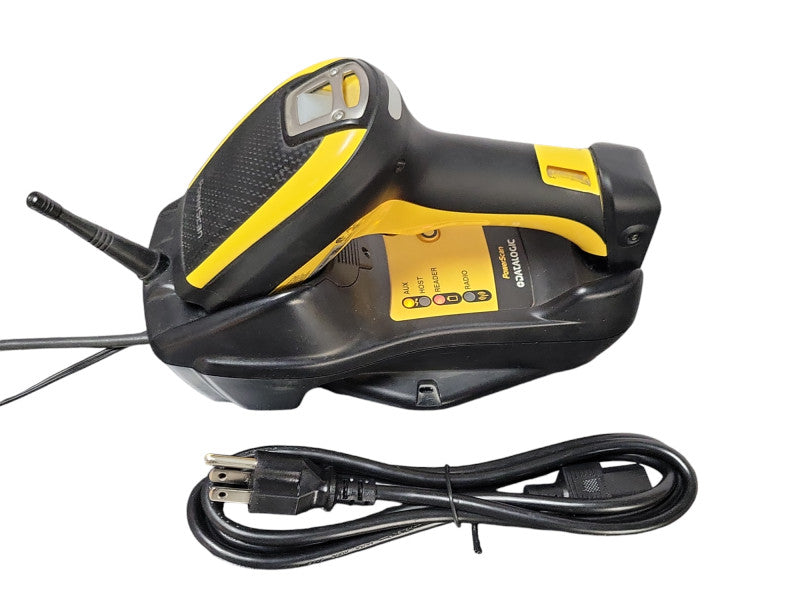 Datalogic PowerScan PM9500 with BC9030 Cradle and power adapter, READ _