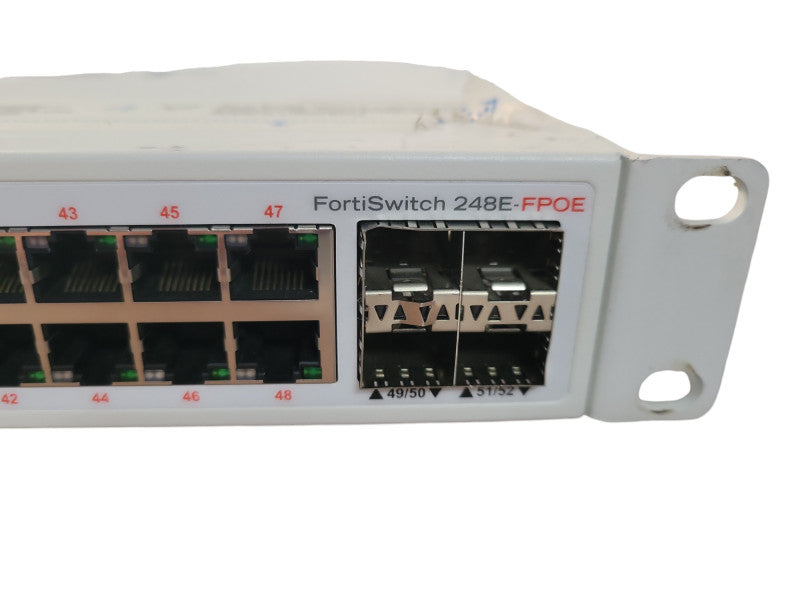 Fortinet FortiSwitch 248E-FPOE | 48-Port Managed L2 Gigabit PoE+ Switch !