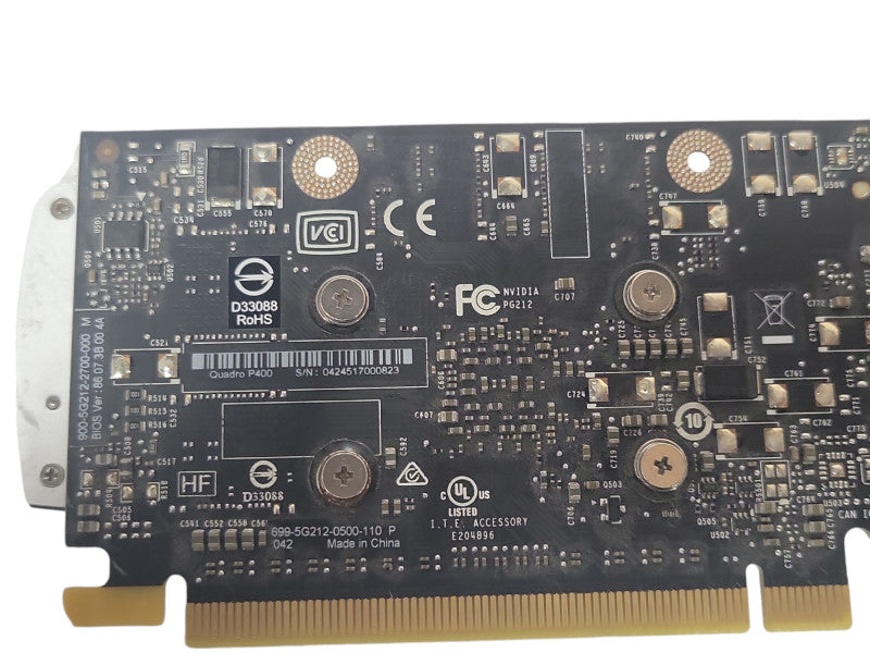 NVIDIA Quadro P400 2GB GDDR5 PCIe 3.0 x16 3x Mini DP _