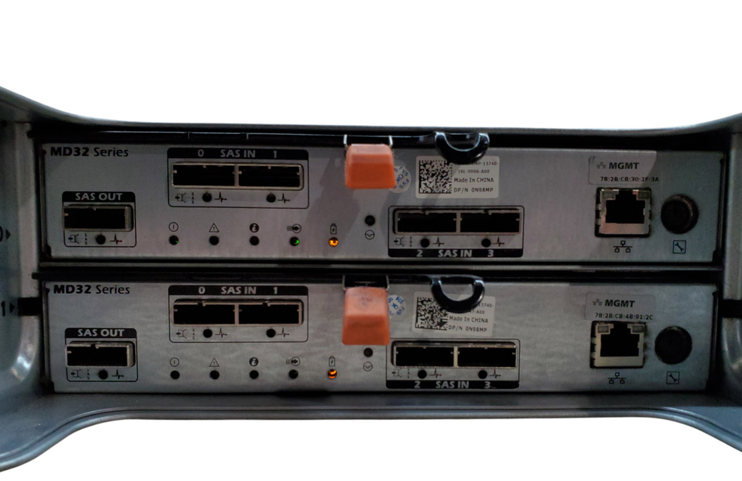 Dell PowerVault MD3200 12x3.5" Storage Array w/ 2x MD32, 2x 600W PSU