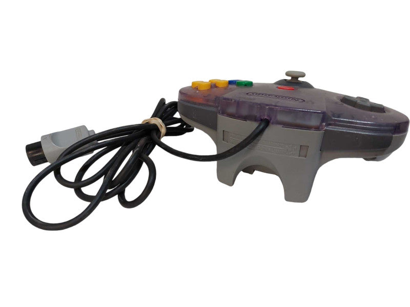 Nintendo 64 Controller Translucent Purple Grey Bottom Model: NUS-005 =