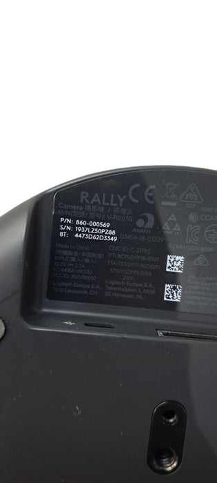 Logitech V-R0010 Rally Ultra HD 4K Conference Cam | No power Cord