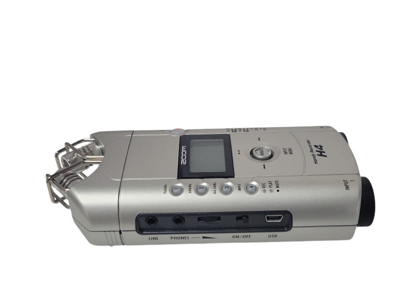 Zoom H4 Handy Recorder Digital Audio Recording Device w/ SD Card and battery _