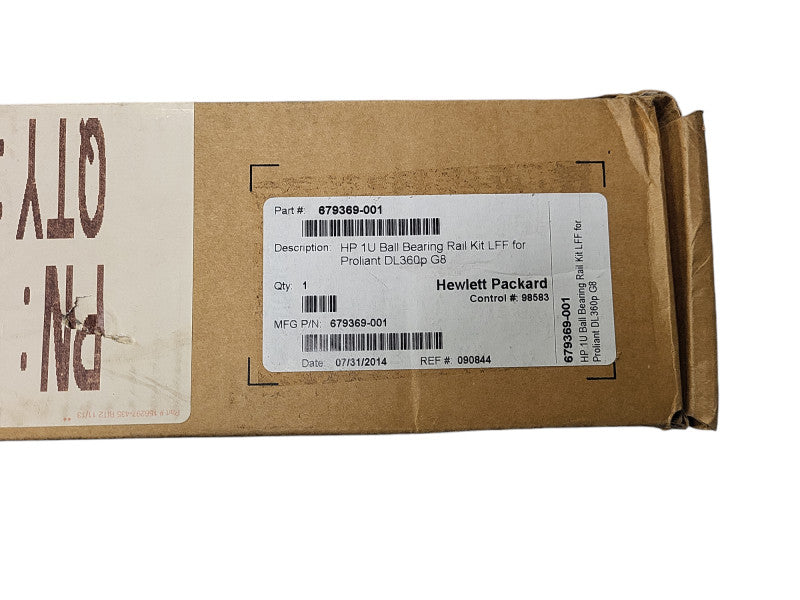 Brand new HP ProLiant 1U DL360 Gen8/Gen9 LFF Ball Bearing Rail Kit - 679369-001 $