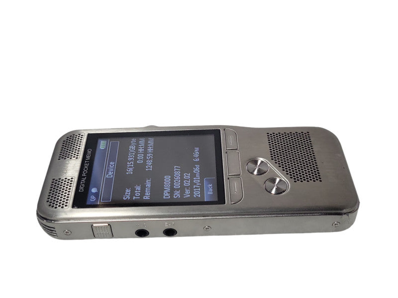 Philips 3DMIC Digital Pocket Memo DPM8000 with 16GB SD Card _