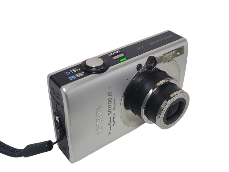Canon PowerShot ELPH SD1100 IS 8.0MP Silver Digital Camera & Charger _