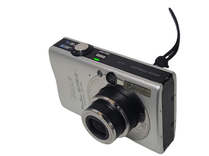 Canon PowerShot ELPH SD1100 IS 8.0MP Silver Digital Camera & Charger _
