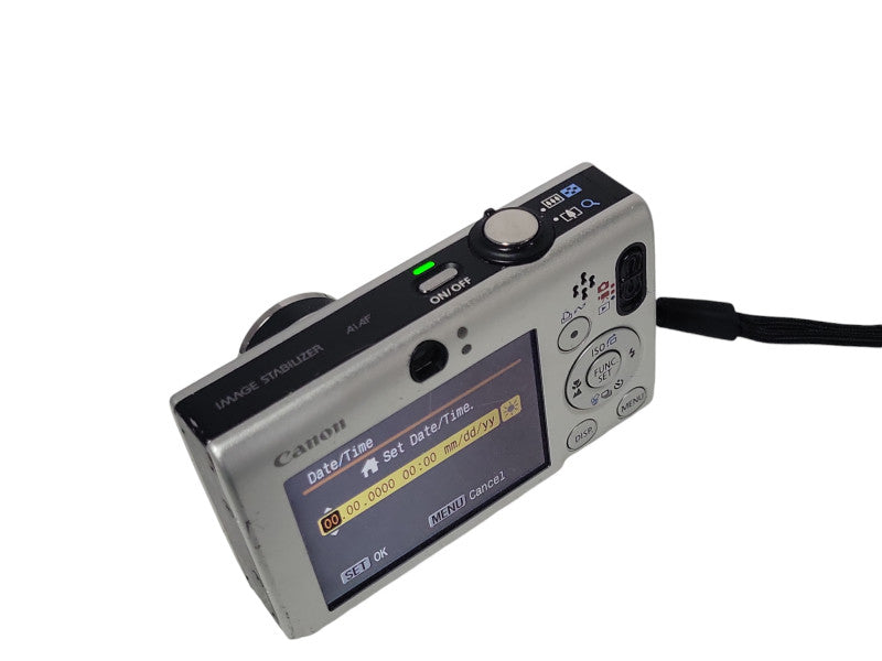Canon PowerShot ELPH SD1100 IS 8.0MP Silver Digital Camera & Charger _