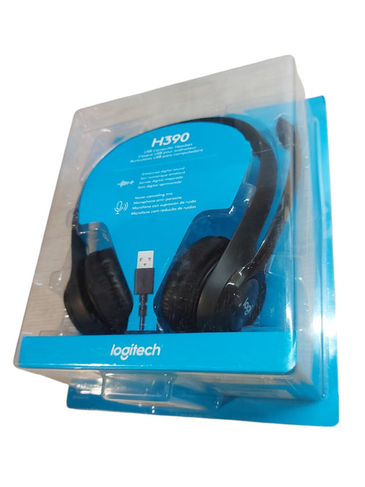 Logitech H390 USB Headset, Noise-cancelling Microphone