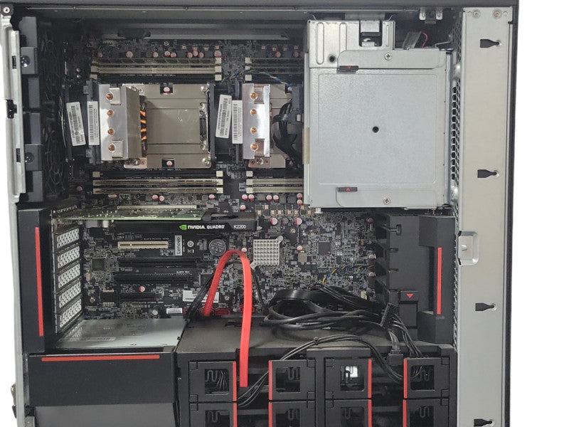 Lenovo TS P710, 2x Xeon E5-2637v4 3.5GHz, 64GB DDR4, 800GB SSD, K2200 GPU _