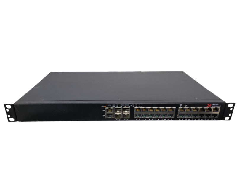 Brocade ICX 6450-24P PoE+ Gigabit Ethernet 4x1/10GbE SFP !