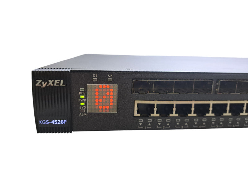 Zyxel XGS-4528F | 24-Port Gigabit RJ-45/SFP L3 Switch w/ 10G Uplink Module