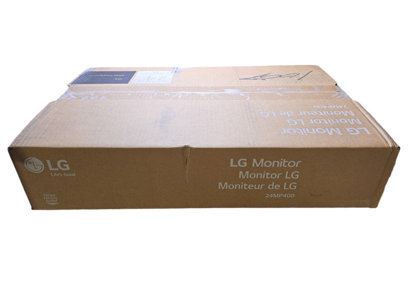 New | LG 24MP400 24" 1080p FHD IPS Borderless Monitor w/ AMD FreeSync