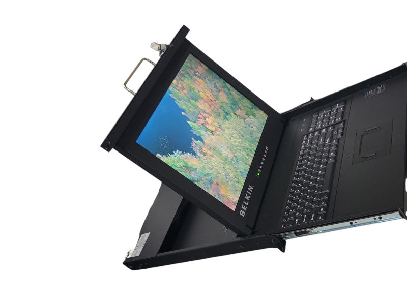Belkin 17" LCD Rack Console F1DC101P-SR, READ _