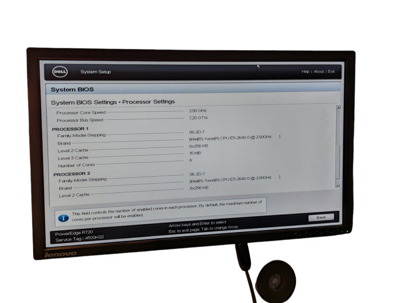 DELL PowerEdge R720 2x Intel Xeon E5-2640 0 @ 2.50Ghz 128GB RAM H710 mini -