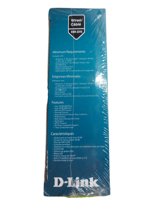 D-Link Ethernet Broadband Router EBR-2310