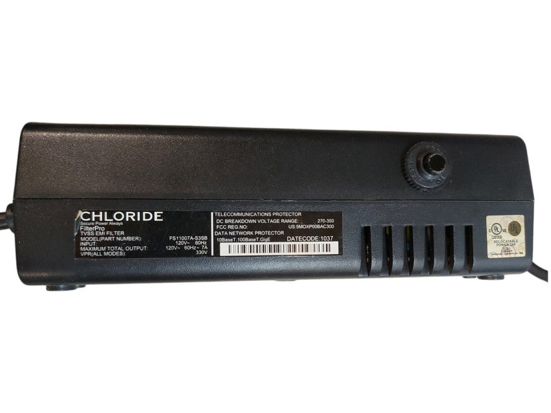 CHLORIDE FilterPro Adaptor FS11007A-S3SB TVSS EMI Filter