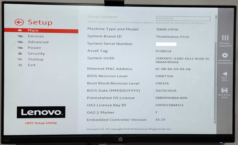 Lenovo ThinkStation P510, Xeon E5-1620 v4 3.50GHz, 32GB DDR4, 2x NVIDIA K620